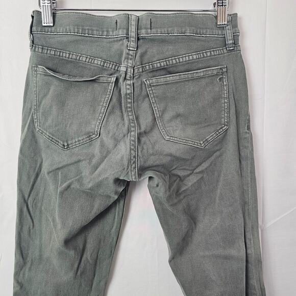 Madewell Jeans Womans 25 Olive Green Skinny Skinny Denim Pant Jeggings 26x27 - Picture 5 of 11